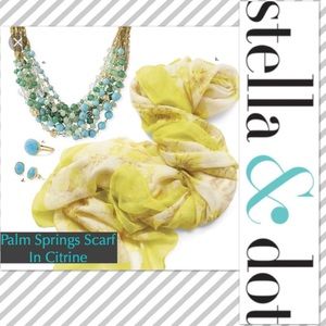 Stella & Dot Palm Springs Scarf in Citrine